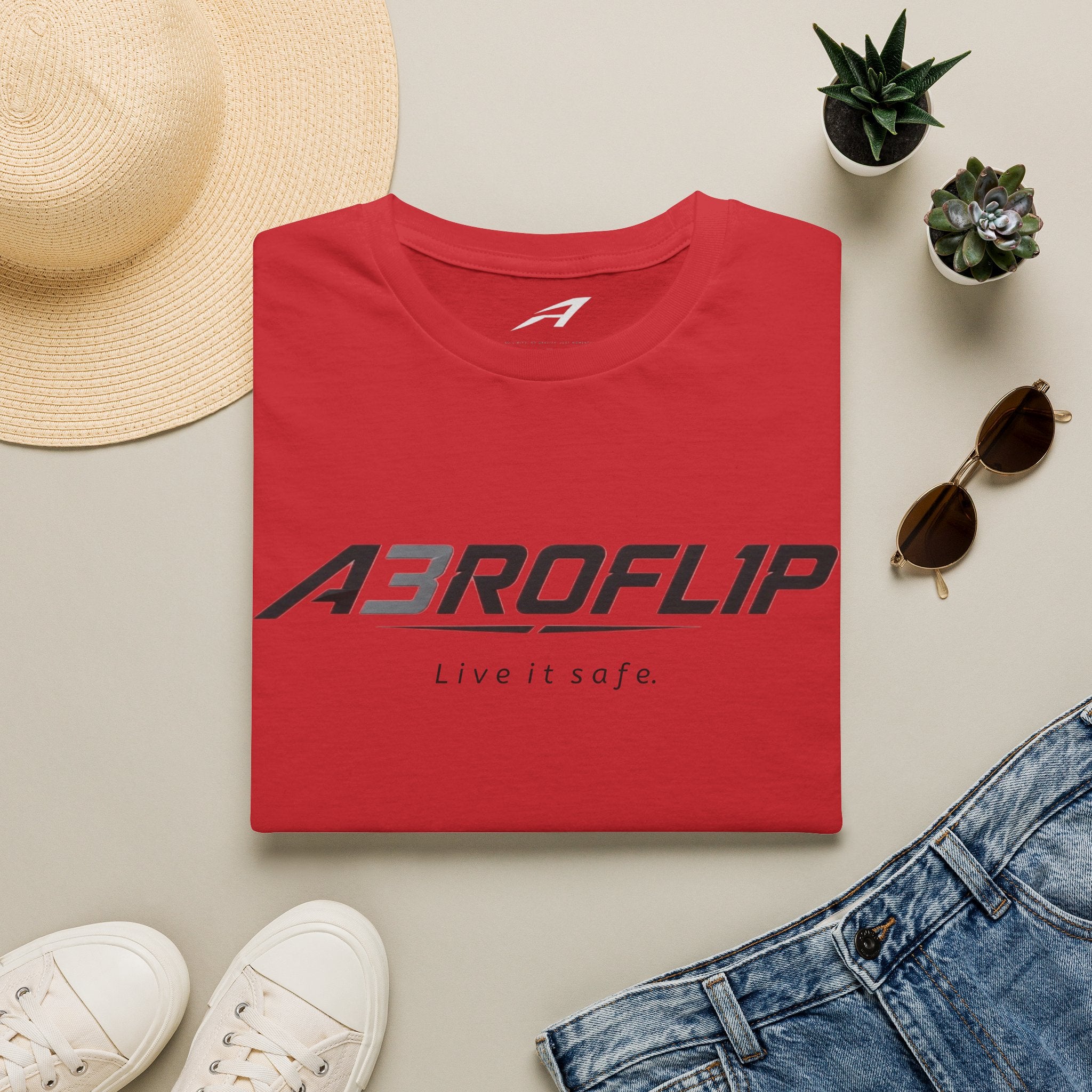 A3ROFL1P graphic t-shirt