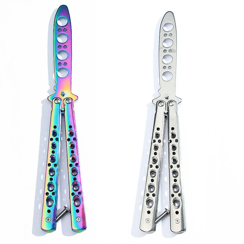 Butterfly Knife Foldable Trainer                            100% Legal Dull Safety Blade