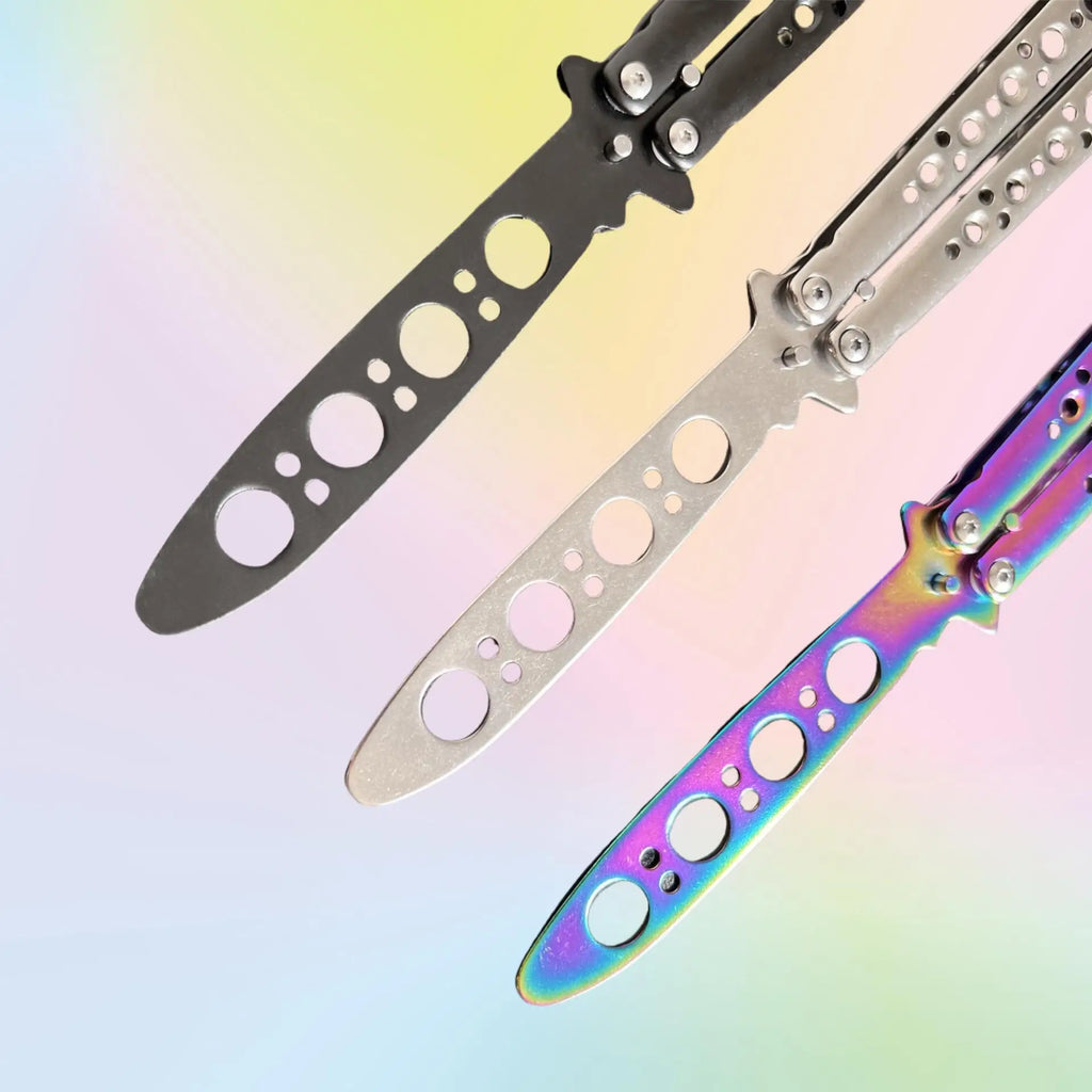 Butterfly Knife Foldable Trainer                            100% Legal Dull Safety Blade
