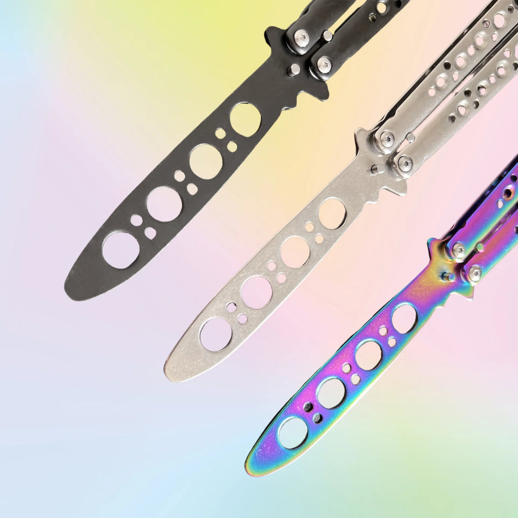 Butterfly Knife Foldable Trainer                            100% Legal Dull Safety Blade