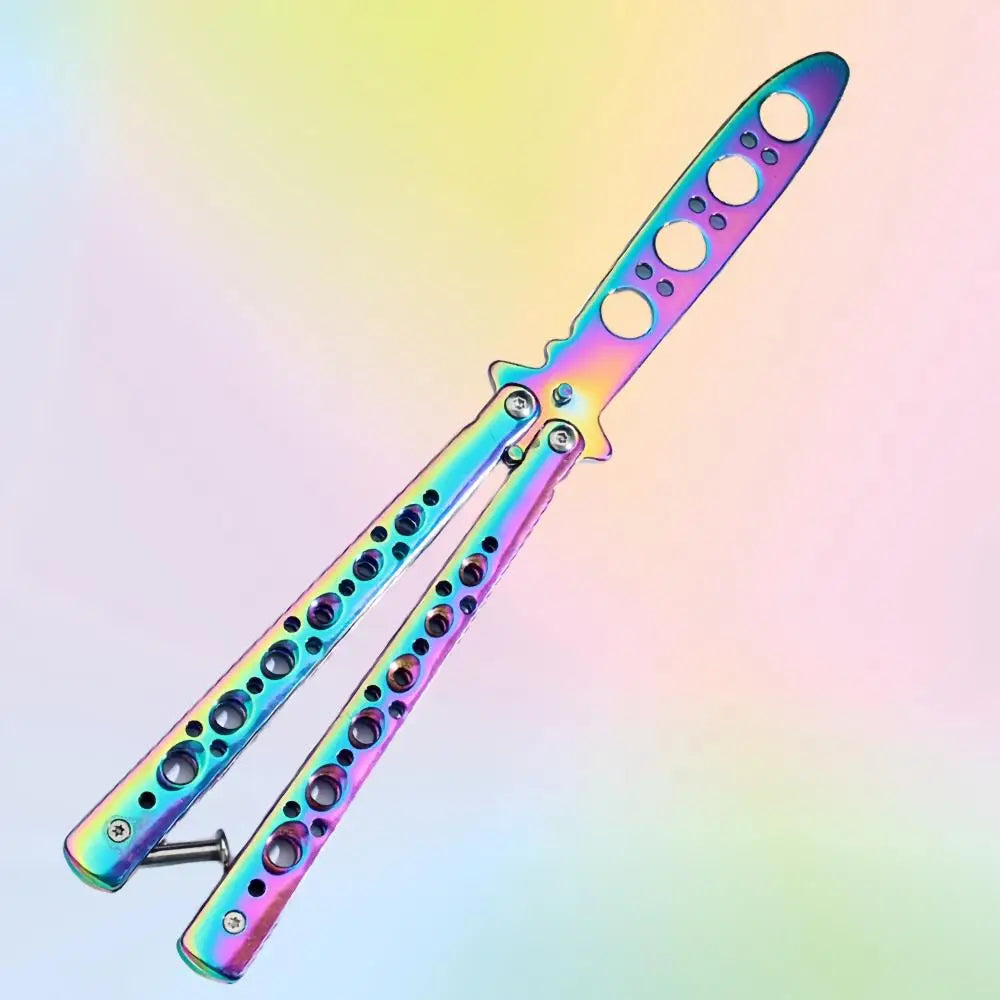 Butterfly Knife Foldable Trainer                            100% Legal Dull Safety Blade