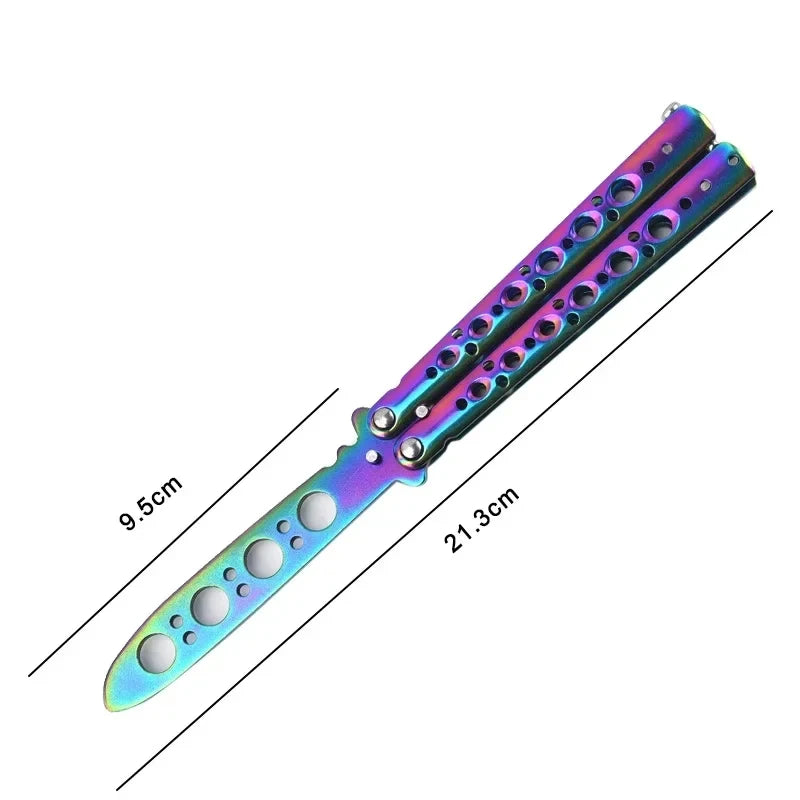Butterfly Knife Foldable Trainer                            100% Legal Dull Safety Blade