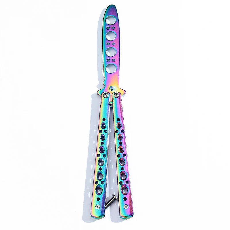 Butterfly Knife Foldable Trainer                            100% Legal Dull Safety Blade