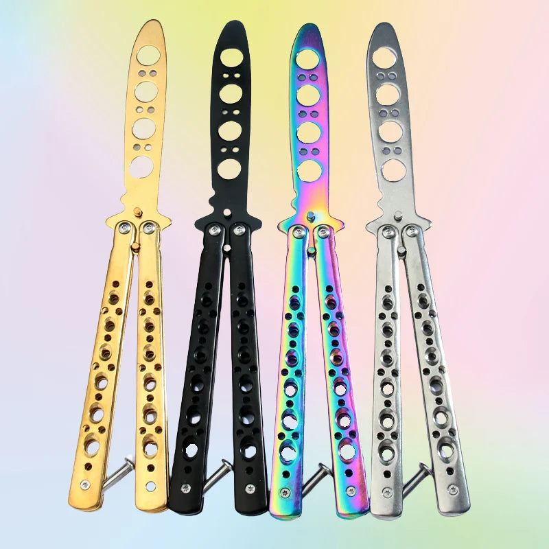 Butterfly Knife Foldable Trainer                            100% Legal Dull Safety Blade