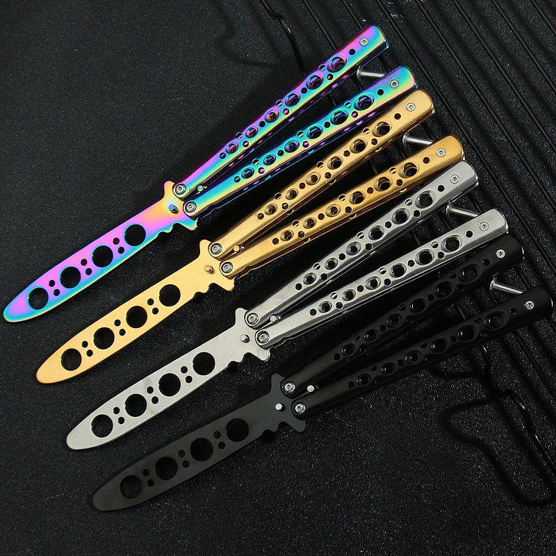 Butterfly Knife Foldable Trainer                            100% Legal Dull Safety Blade