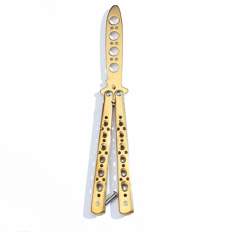 Butterfly Knife Foldable Trainer                            100% Legal Dull Safety Blade