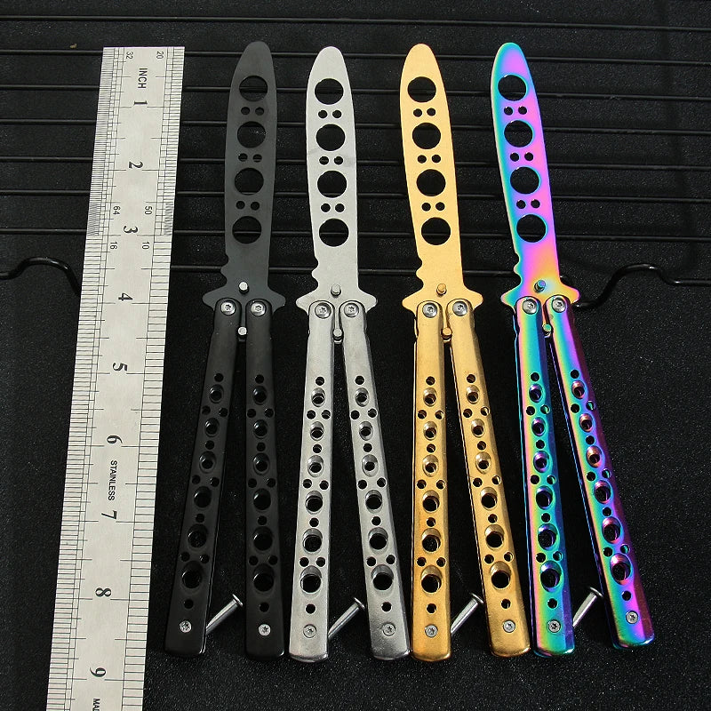 Butterfly Knife Foldable Trainer                            100% Legal Dull Safety Blade